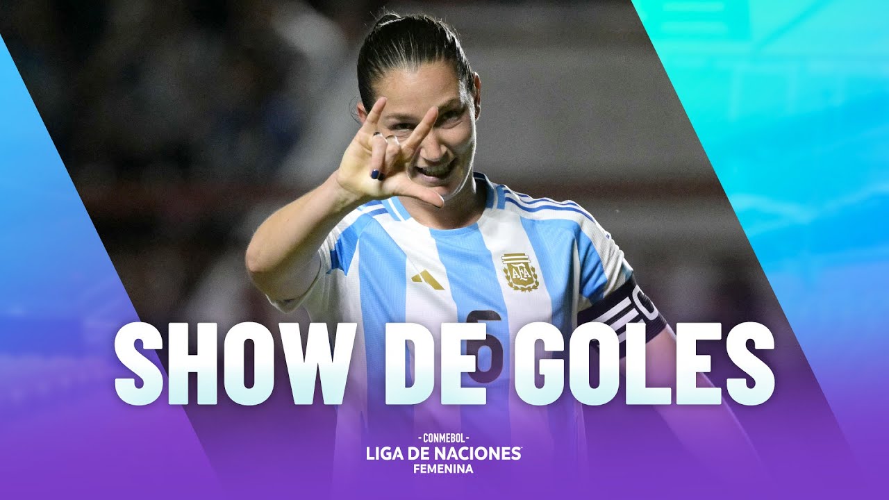 TODOS LOS GOLES DE LA FECHA 1 DE LA CONMEBOL LIGA DE NACIONES FEMENINA