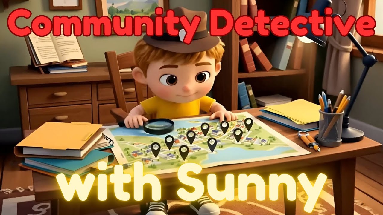 Community Helper Detective with Sunny! 🔍👮‍♀️🚒