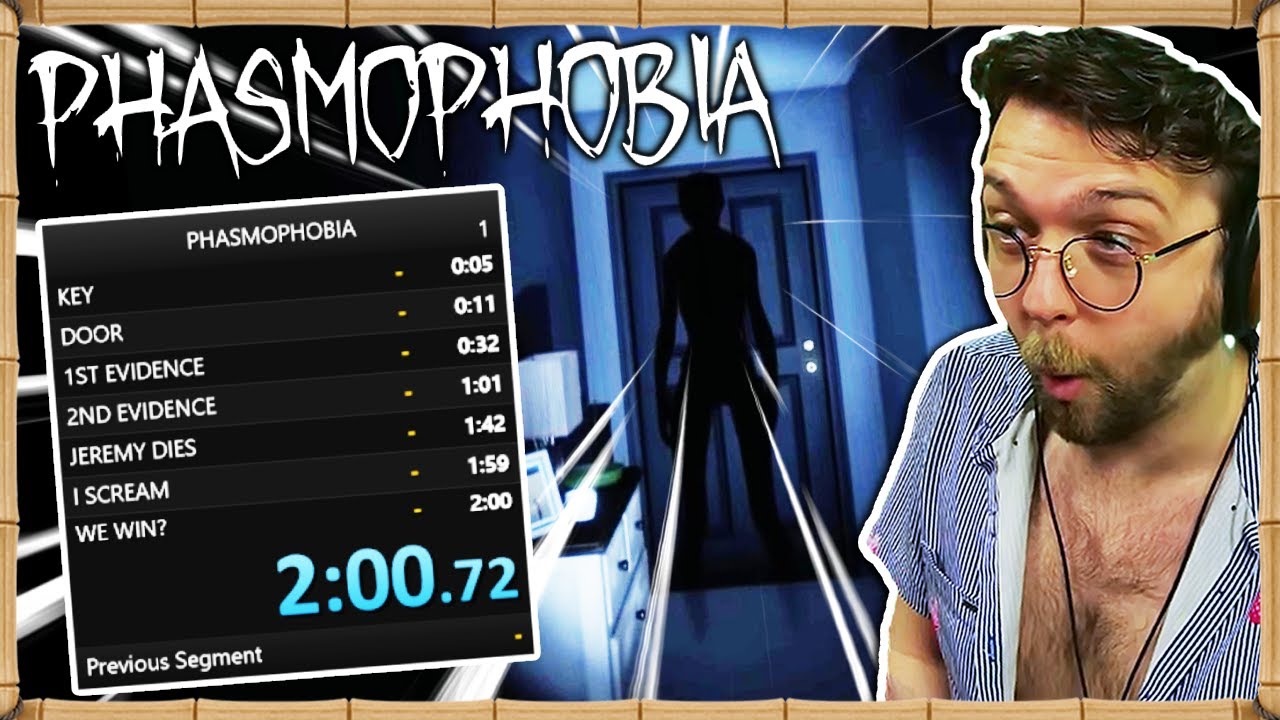 WE GOT A PHASMOPHOBIA ANY% WR?? | Palsmophobia w/ Jeremy