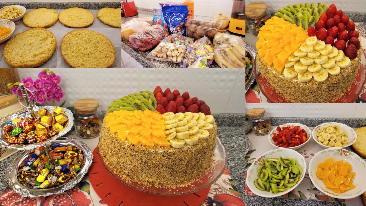 YAYINLAYAMADIĞIM BAYRAM VLOGUM😬😍Market Alışverişi🛒Meyveli Pasta Yaptım🍰Bayram Şekerlerim🍬🍫