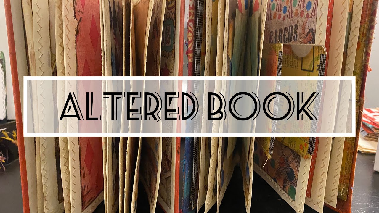 📚 Trying a new ALTERED BOOK  technique!