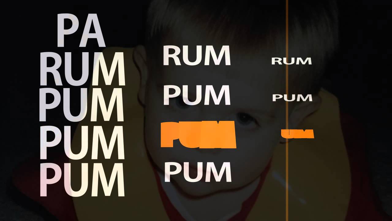 [Official Video] Little Drummer Boy Lyric Video - Grant Landis