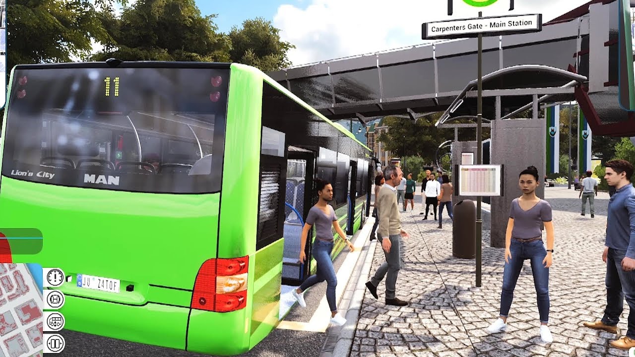 Bus Simulator 18 - MAN Lion's City Bus Gameplay! 4K