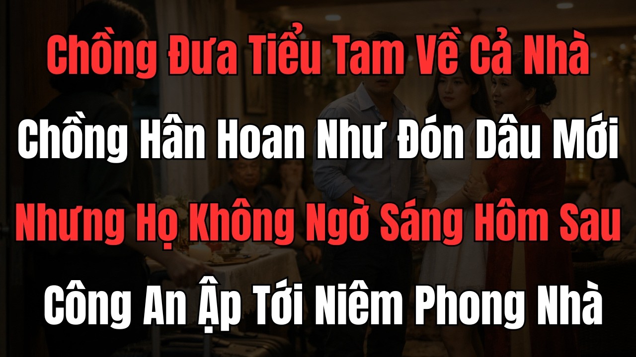 Ngày Chồng Đưa Tiểu Tam Về, Cả Nhà Chồng Hân Hoan Như Đón Dâu Mới… Sáng Hôm Sau Công An Ập Tới ...