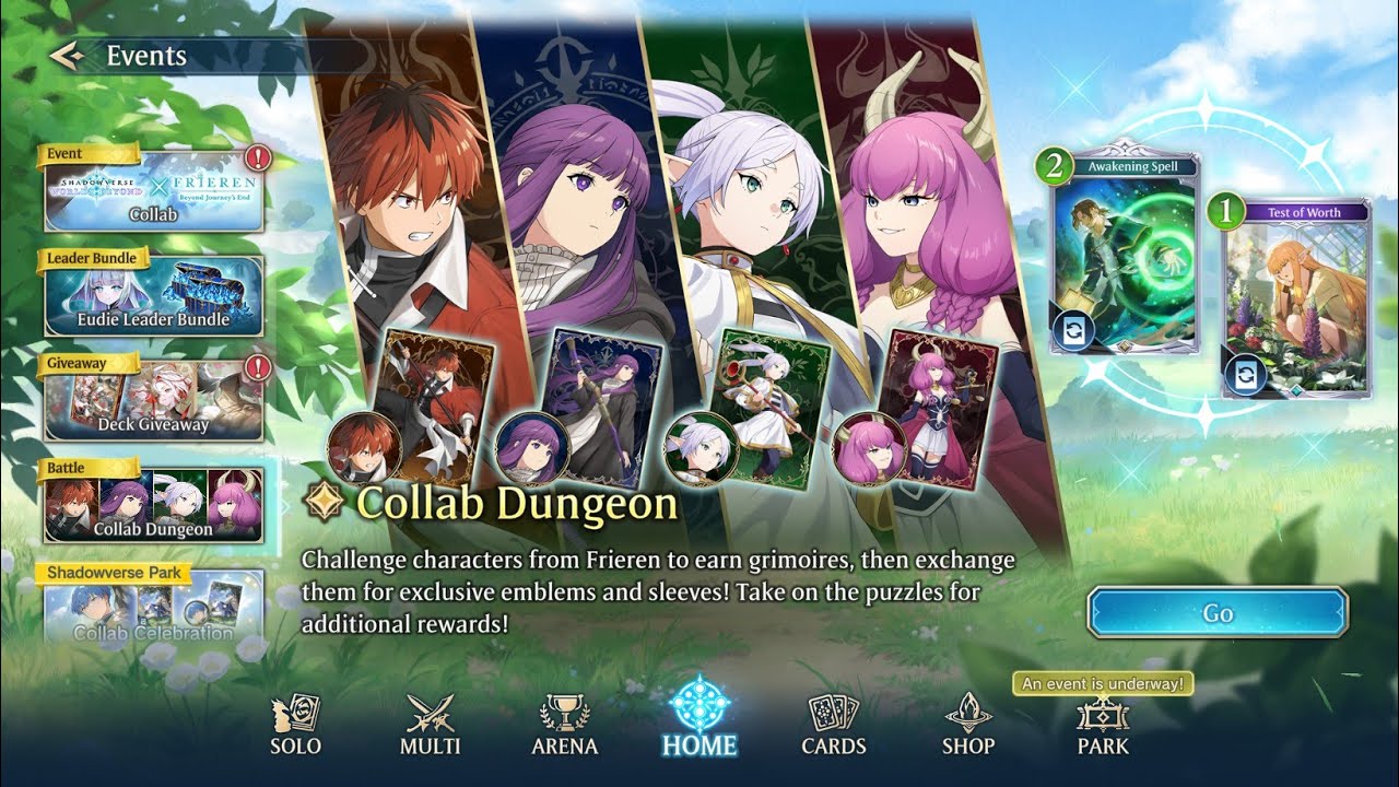 [シャドバWB] Shadowverse: Worlds Beyond  - Set5 - Blossoming Fate - Frieran Collab - Puzzle solutions