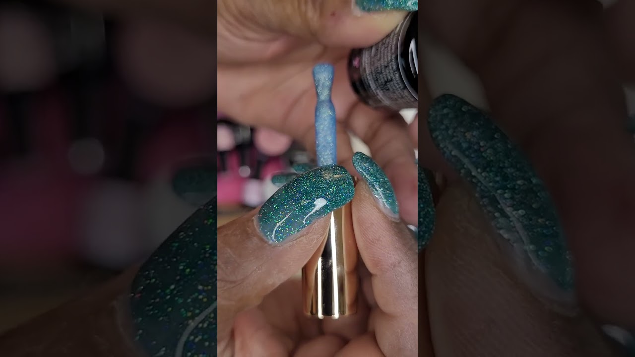 Madam Glam and Temu nail color swatches