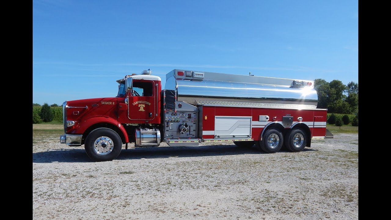 CAMPBELLTOWN VOLUNTEER FIRE COMPANY ALEXIS 4000-GALLON ELLIPTICAL TANKER