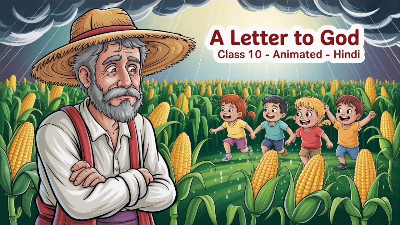 A Letter to God Class 10 English | Animated | Full (हिंदी में) Explain | A letter to God in Hindi