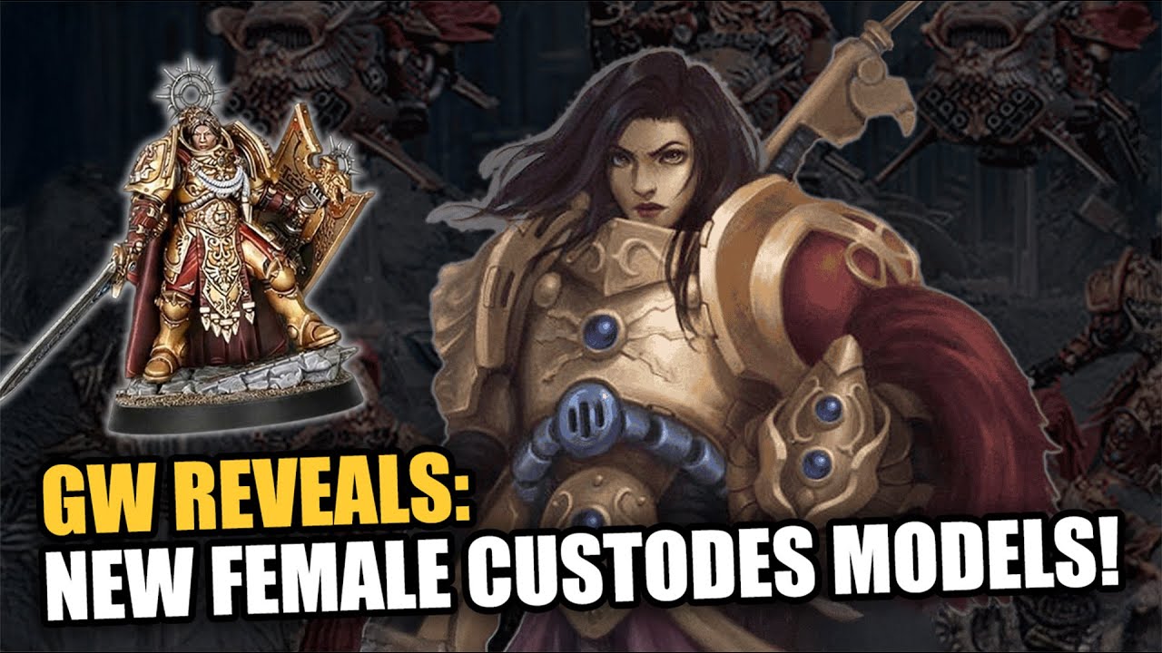 GW Reveals New 40k Female Custodes Models and Lore #warhammer40k #gamesworkshop