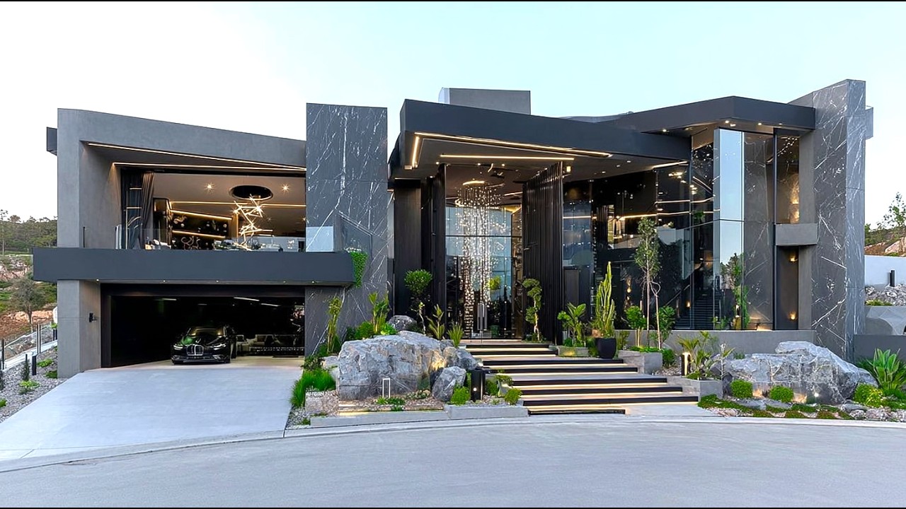 Luxury Meets Industrial Style in This Stunning Modern Mansion