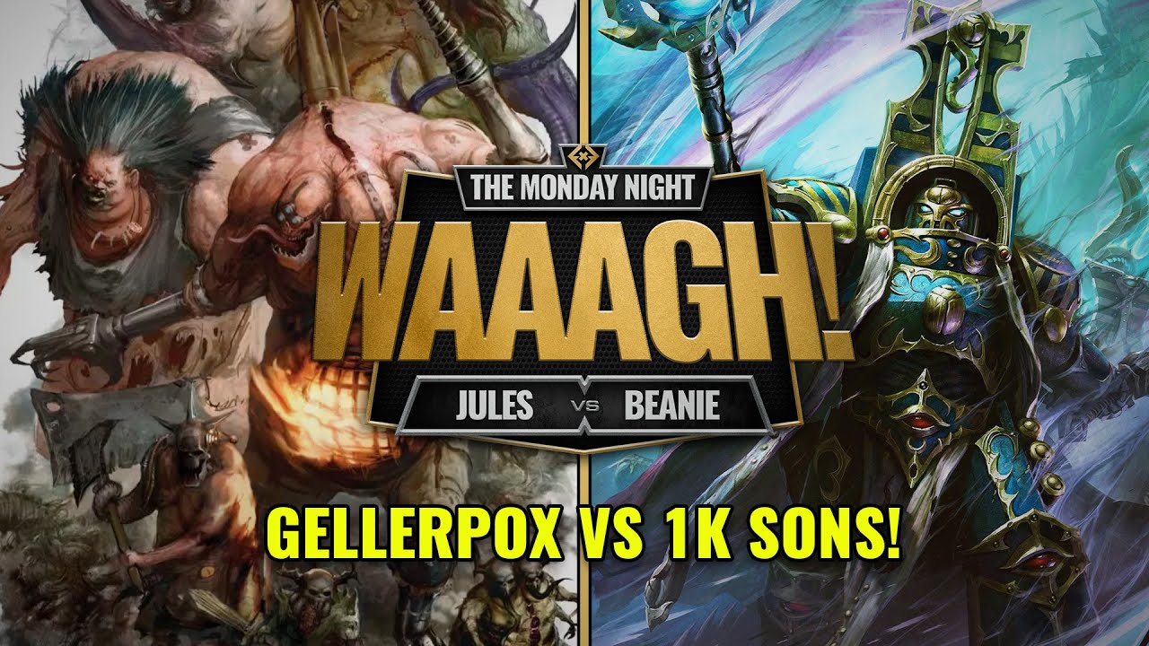 THOUSAND SONS CATCH A COLD! Gellerpox Infected Vs Thousand Sons Kill Team Battle Report