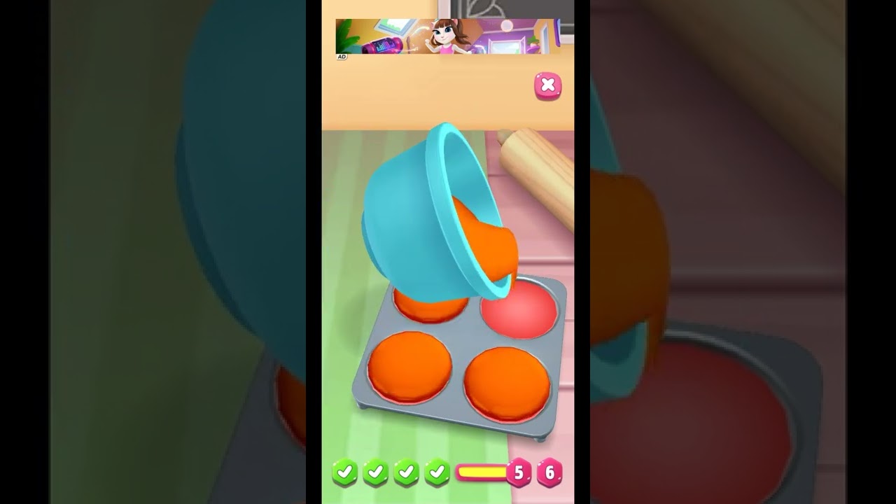 😅😋Making A Tasty Pancakes #146 | My Talking Angela 2 | #shorts #mytalkingangela😄