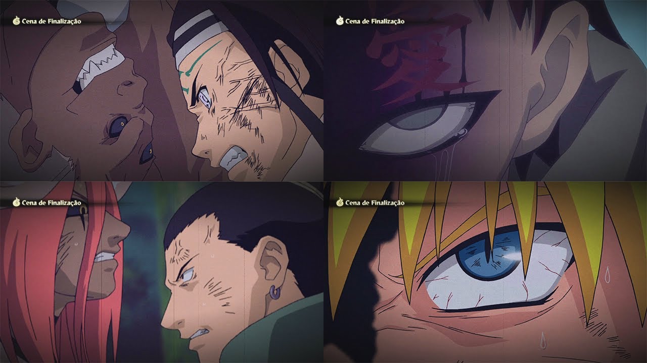 Cenas de Finalizações Especiais + Jutsus Supremo dos personagens do Naruto Clássico - Naruto Storm 4