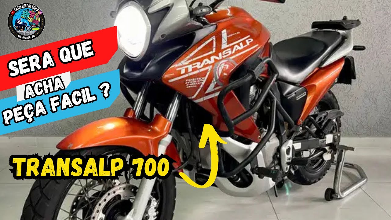 TRANSALP 700  ACHA PEÇA FÁCIL ? E VAMOS FALAR DO CONSUMO DELA TAMBÉM !!! CASAL RESPONDE