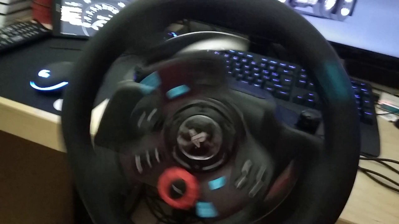 Logitech G29 squealing sound turning left.