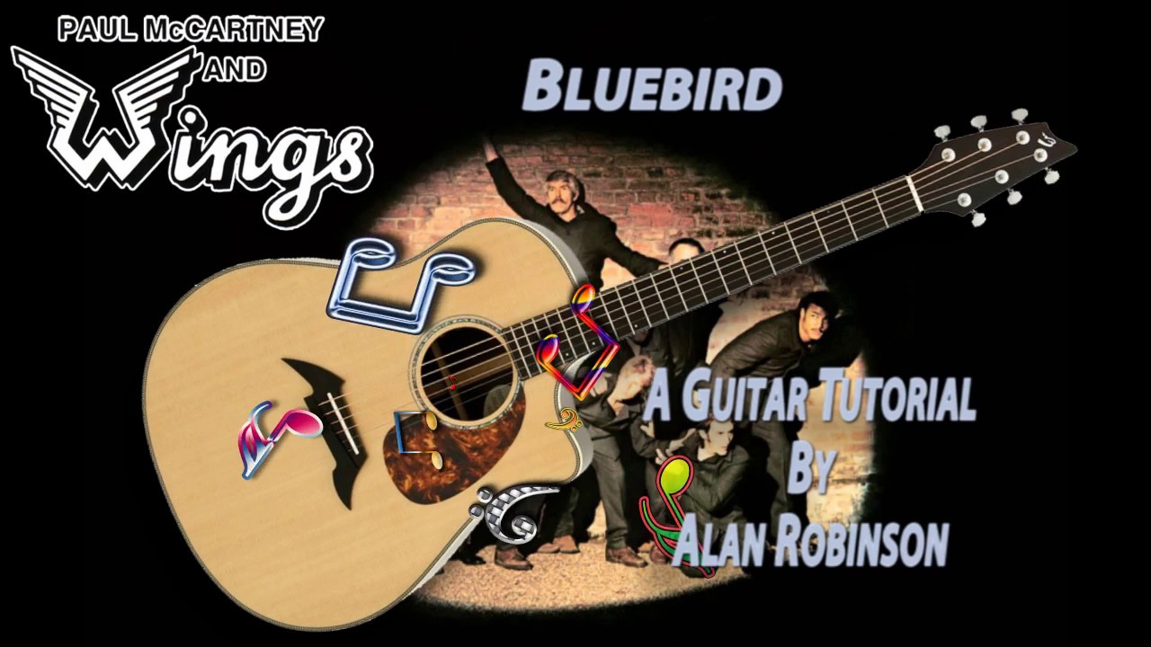 Bluebird - Paul McCartney & Wings - Acoustic Guitar Lesson (easy-ish)