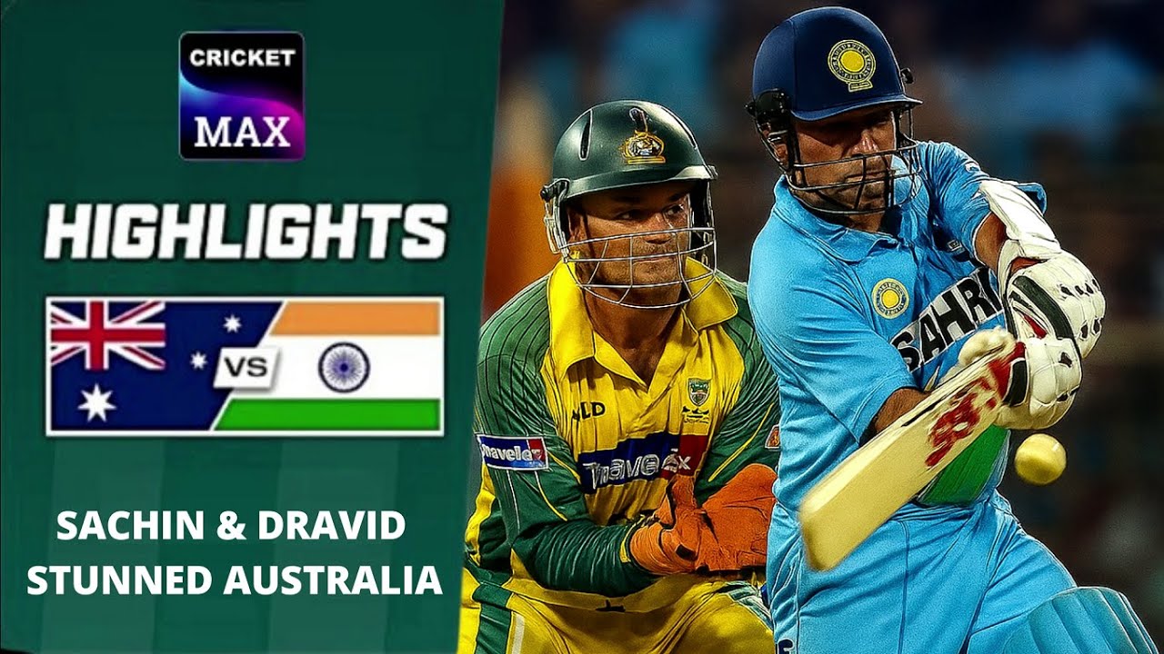 Sachin Tendulkar & Rahul Dravid Stunned Australia | Sachin Energy Stood Out Survived Nervous Moments