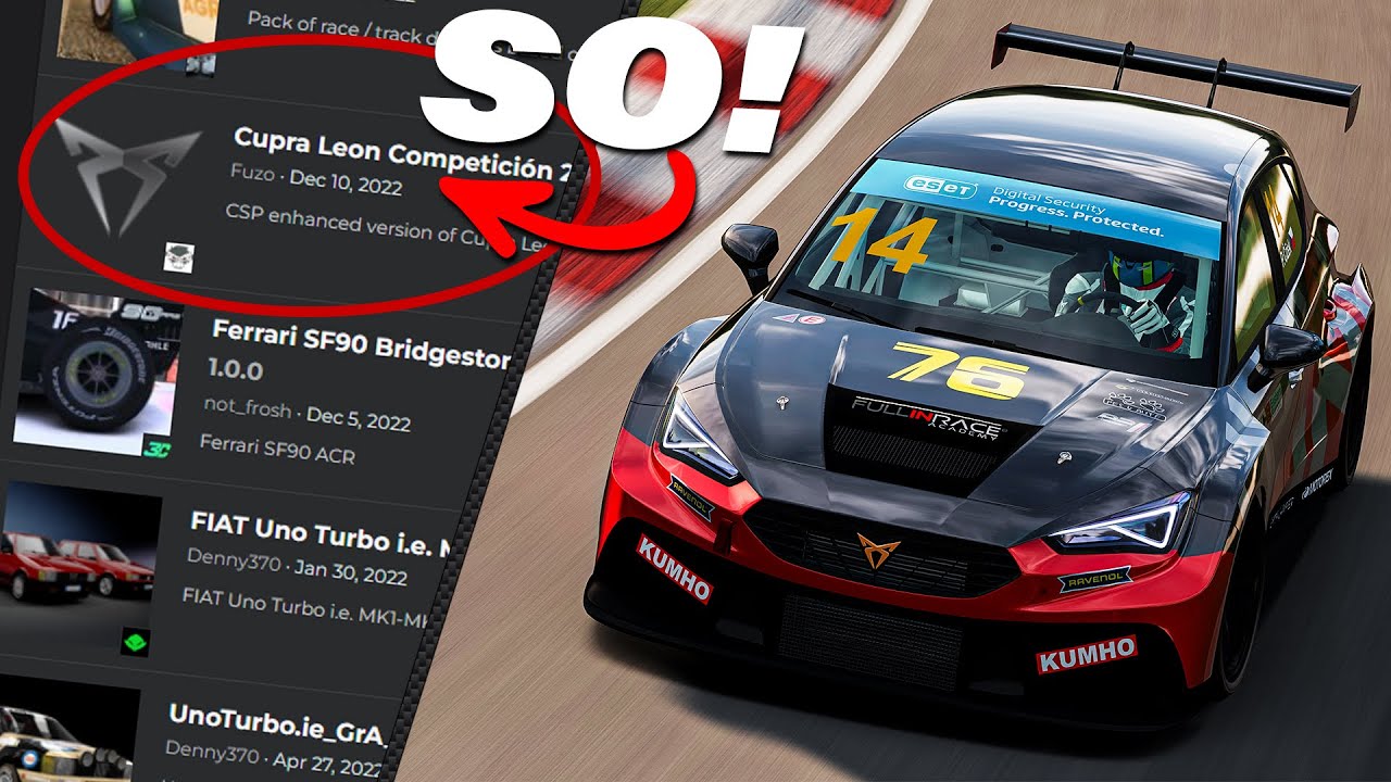 Wie findet man Assetto Corsa Mods?