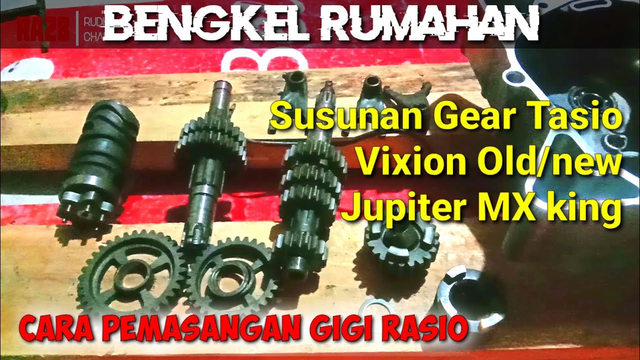 Susunan gigi rasio Vixion / MX king