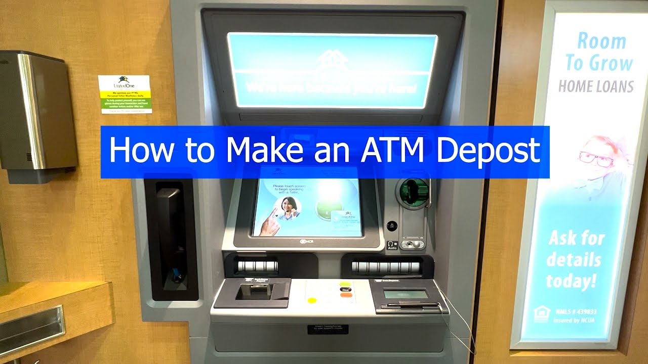 How to make an ATM deposit