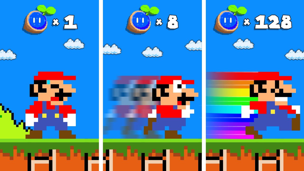 Mario but every Seed make Mario FASTER!