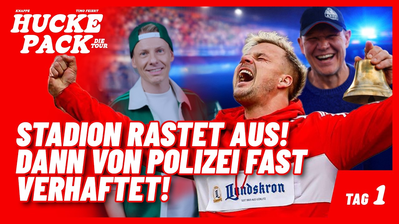 Stargast Axel Schulz! + Fast von Polizei verhaftet! | Vlog Etappe 1 Huckepacktour 2026