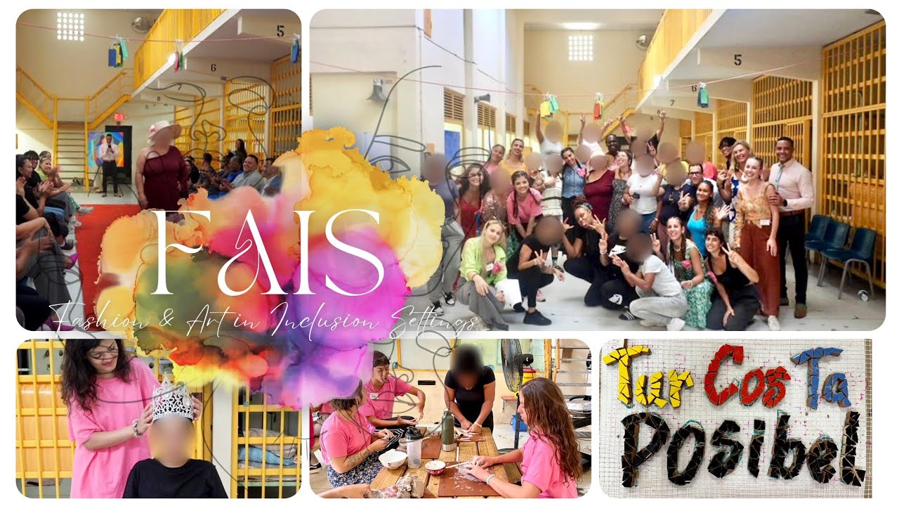 ESC volunteers at KIA prison - Fashion, Arts in Inclusion Settings (FAIS)