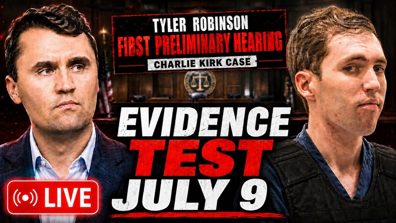 🔴 LIVE: Tyler Robinson&rsquo;s Next BIG Court Test: Will the Evidence Hold? | July 9th @ 9:30AM CDT