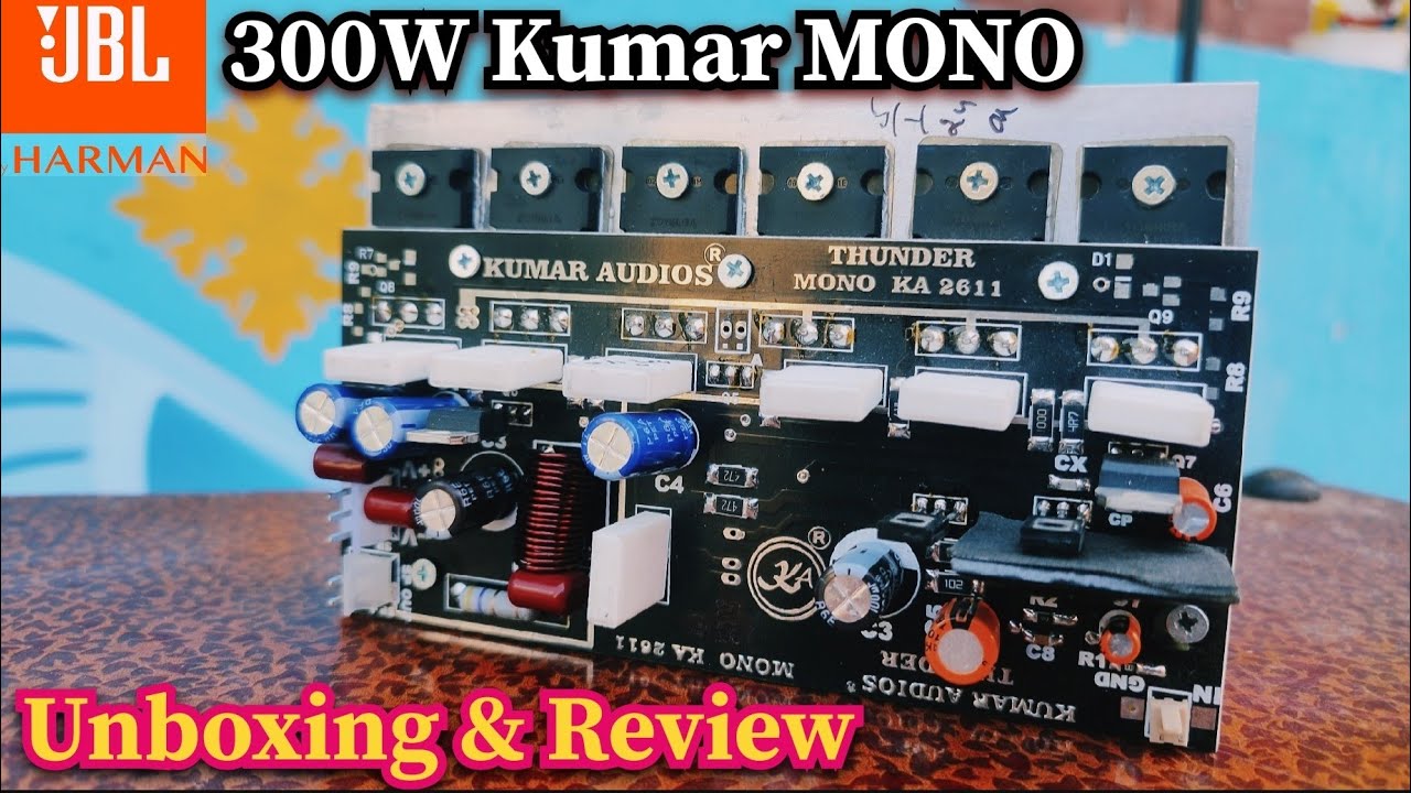 👑Kumar Thunder Mono Board 300W Unboxing 🔥| 12 inch JBL Subwoofers Best Result✅ |