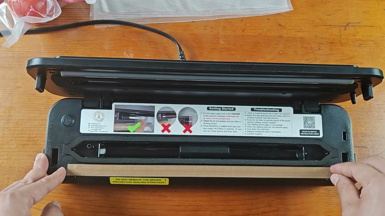 MegaWise Vacuum Sealer Tips and Troubleshooting Guide