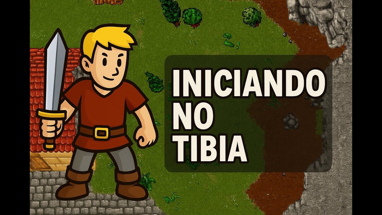 👶 Noob em Tibia ao vivo! Me ensina aí! 🔥