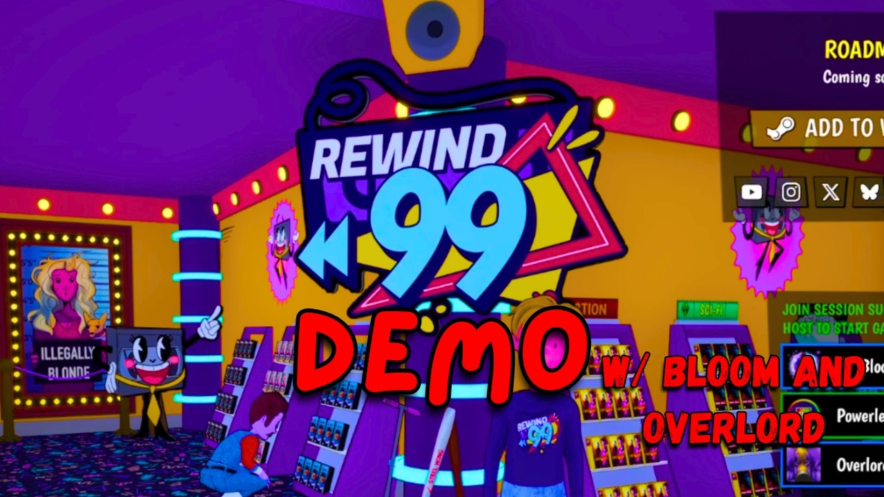WE GET TO SIMULATE A BLOCKBUSTER - Rewind 99 Demo