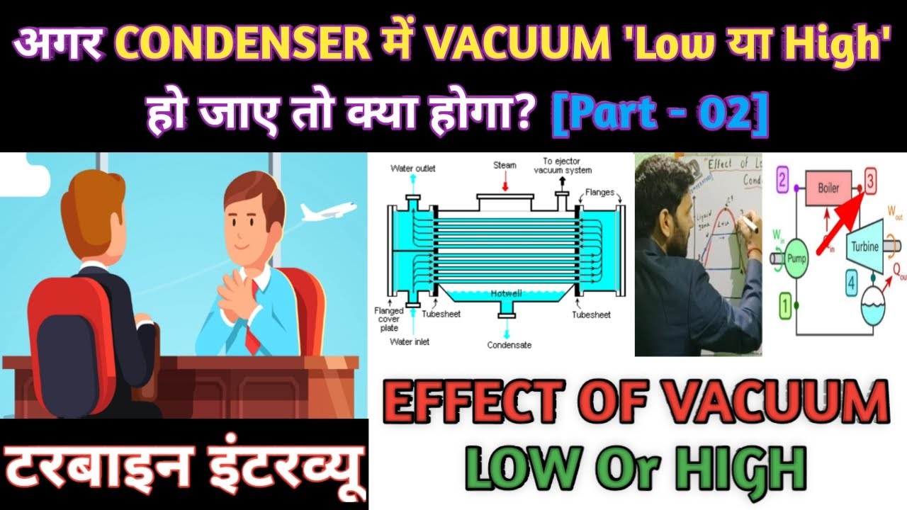Effect of Vacuum Low and High inside the Condenser || Part -02