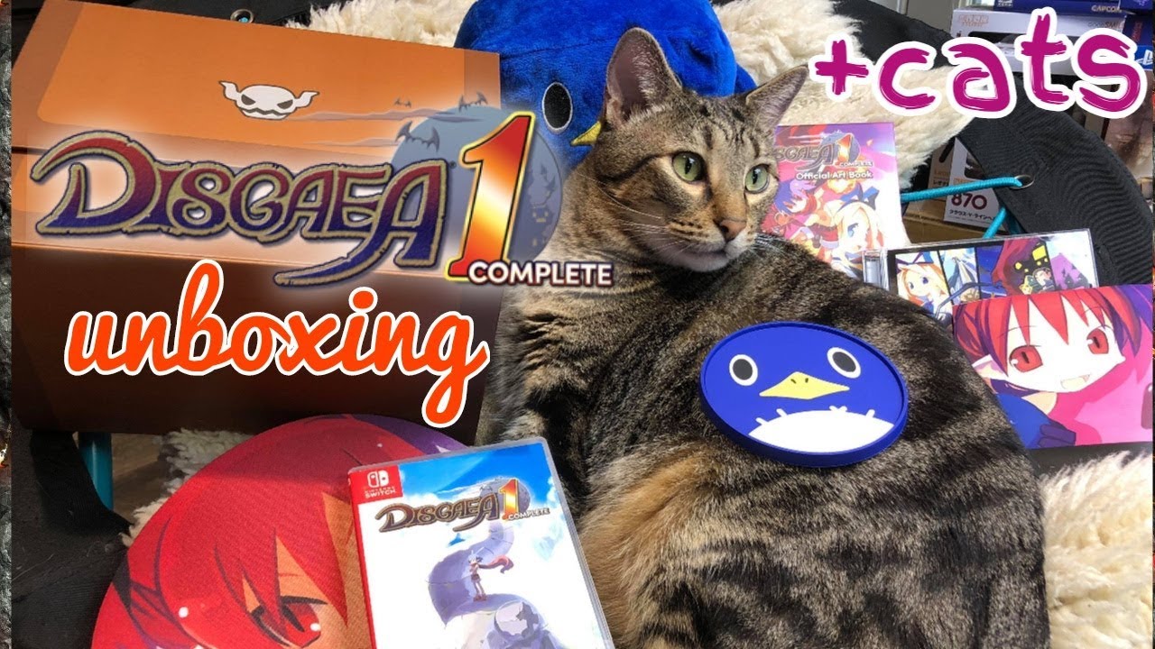 Unboxing with Cats! Disgaea 1 Complete Collector's Edition!