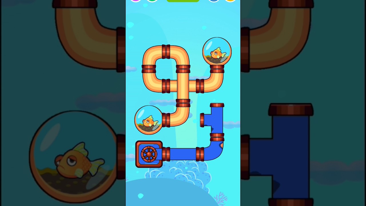 Save the fish 🐟🦈 53 🎮 Random Candy #shorts #fishdom