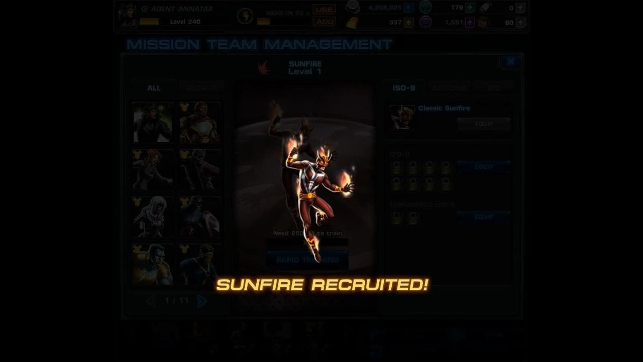 Marvel Avengers Alliance - Icarus (Sunfire Covert Ops)