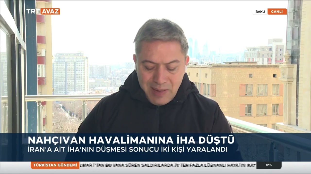 NAHÇIVAN'DA İHA DÜŞTÜ, 2 YARALI