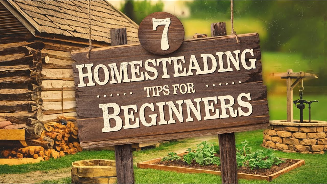 How to Homestead: 7 Essential Tips Every Beginner Needs to Know #HomesteadingTips #HowToHomestead