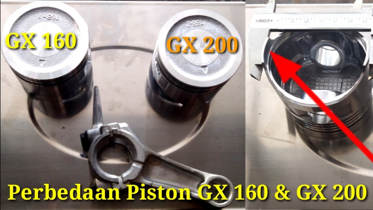 Поршневые Honda GX 160 и GX 200 понимают разницу.