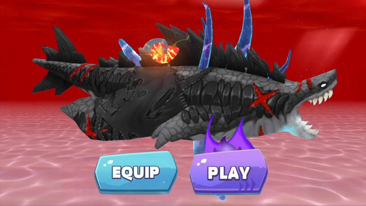 NEW SHARKJIRA ZERO PARASITE  GAMEPLAY - Hungry Shark Evolution