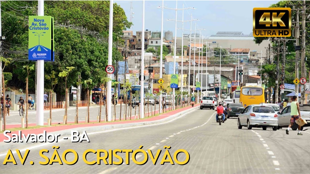 Avenida São Cristóvão Salvador Bahia [2022] Driving in Salvador Bahia (4k UHD)