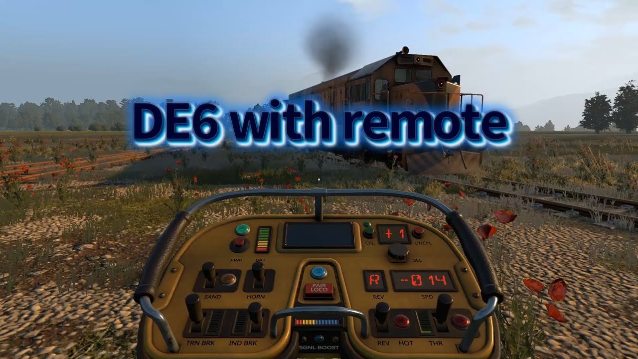 Derail Valley Simulator DE6 with Remote