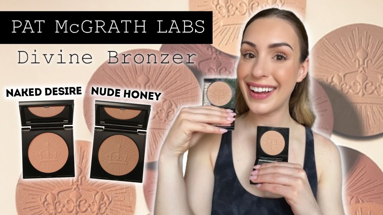 PAT MCGRATH DIVINE BRONZER 🔥 NAKED DESIRE & NUDE HONEY | SWATCHES, DEMO, COMPARISONS