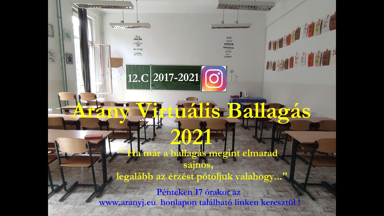 Arany Virtuális Ballagás 2021 Budapest - XII. Sashegyi Arany János Gimnázium