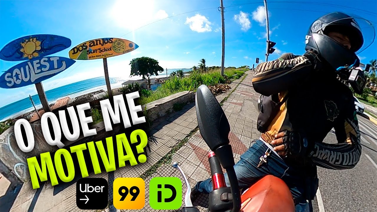 ISSO É O QUE ME MOTIVA A TRABALHAR NA 99 MOTO E UBER MOTO!