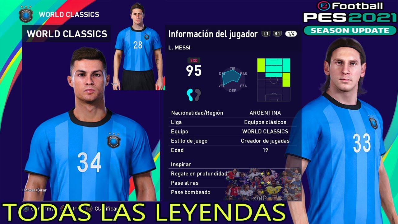 PES 2021 LEYENDAS