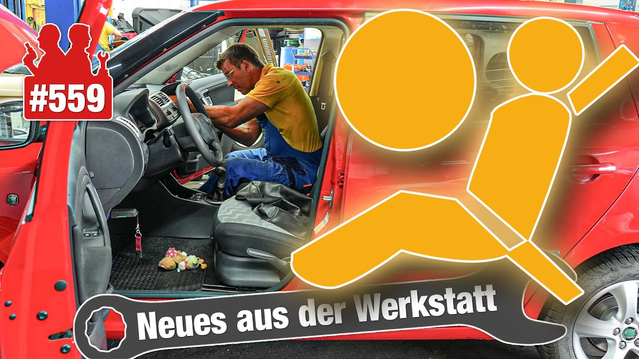 Airbag-ZÜNDER defekt? 💥💥 Live-Diagnose am Skoda | Triumph TR7 - Lenksäule!