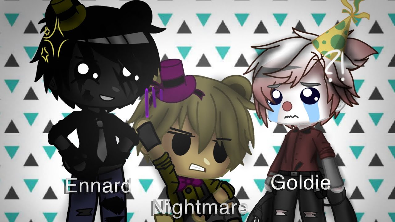 [FNAF] Ennard, Nightmare and Goldie Switch body's for 24 hours (Part 2) //Ships// (Afton Family)