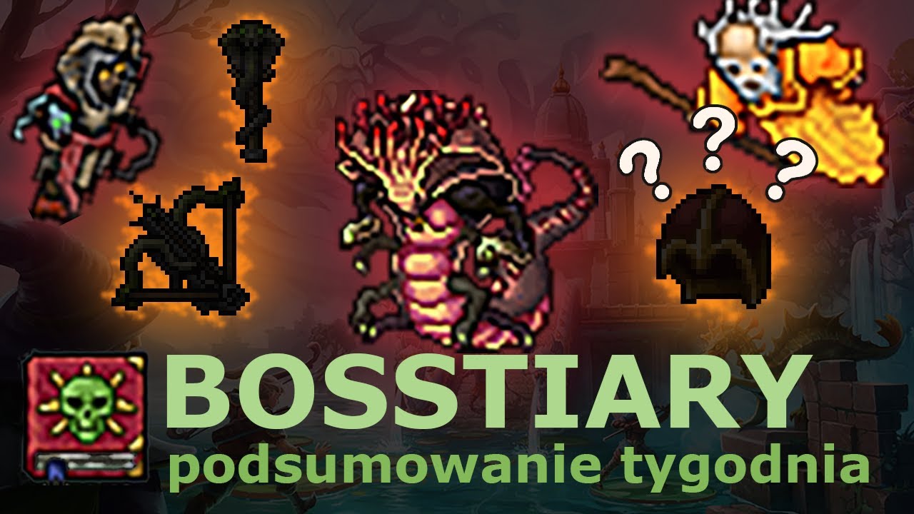 [Tibia Diary] Podsumowanie Bosstiary po tygodniu - Scarlett oszalała?! Mage's cap?
