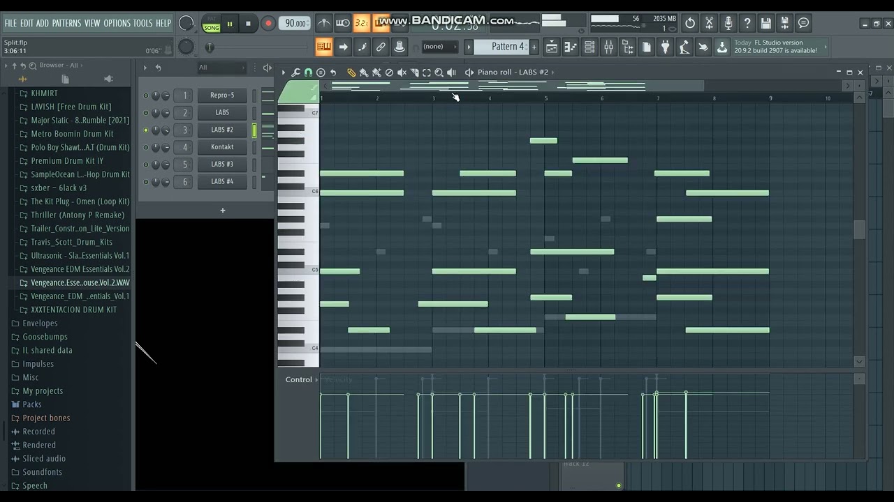 split- kevin wendell crumb (fl studio remake)